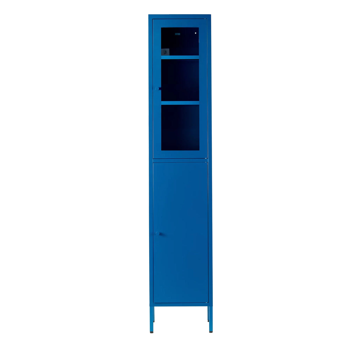 Blue Two Door Metal Cabinet C61357