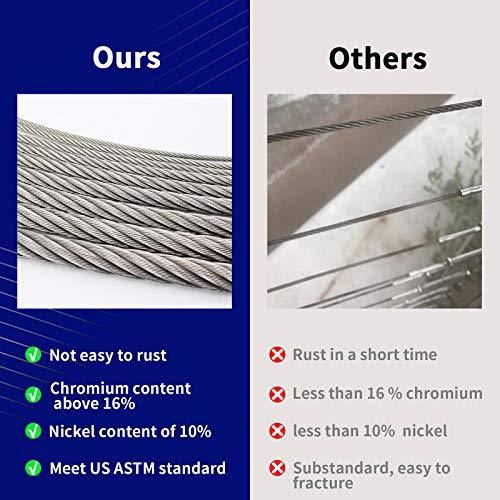 1/8" T316 Stainless Steel Cable A287
