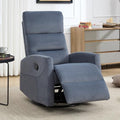 Beige Vibration Massage Swivel Rocker Recliner Chair R863630
