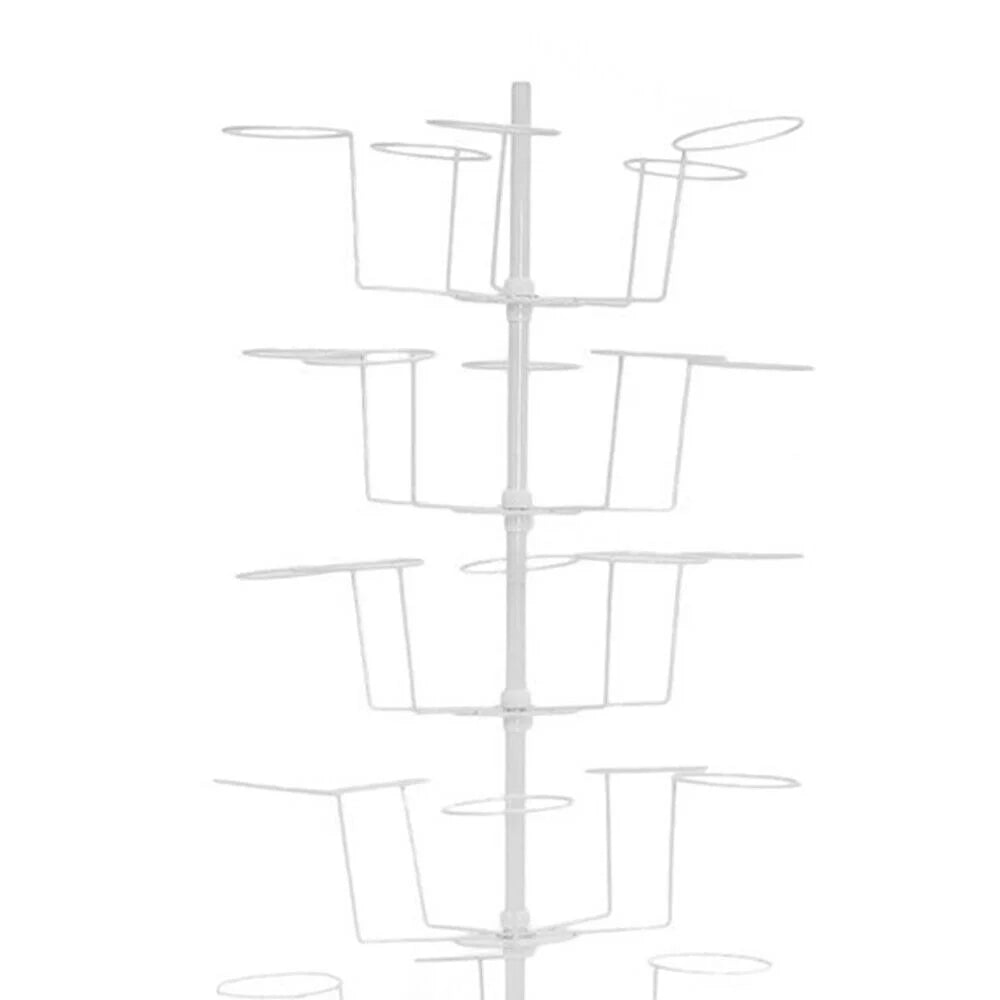 Adjustable Rotating 7 Tier Hat Display Rack X61212