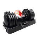 25 lb Adjustable Dumbbell Set, Pair, Black Q26581