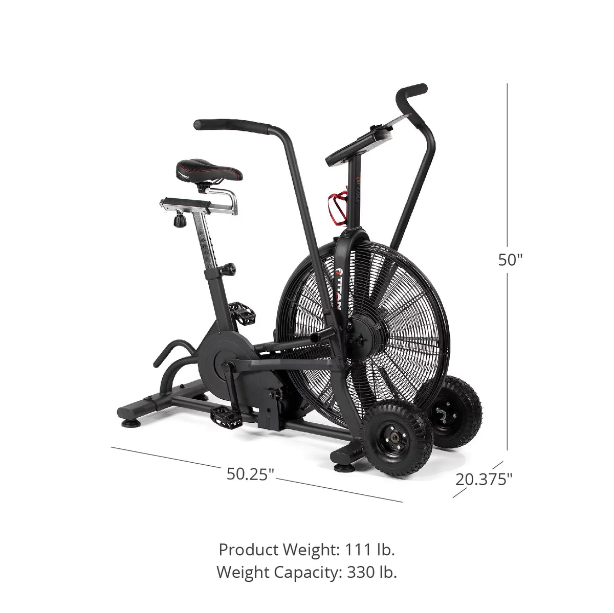 Black Exercise Bike with LCD Screen S7509