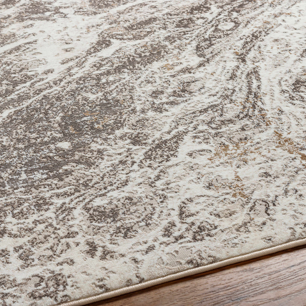 Gray Brown 9'2" x 12' Area Rug O1196
