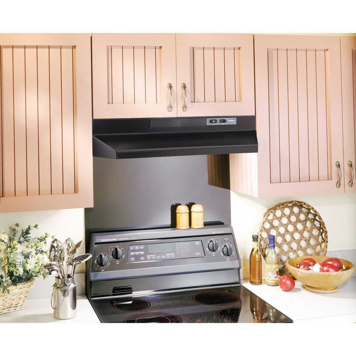 Black 42 inch Convertible Under Cabinet Range Hood I921767