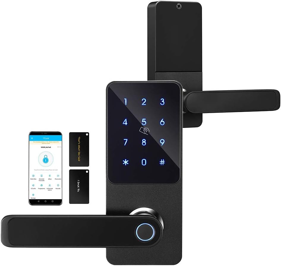 Smart Lock with Fingerprint Scanner and Keypad Z10813