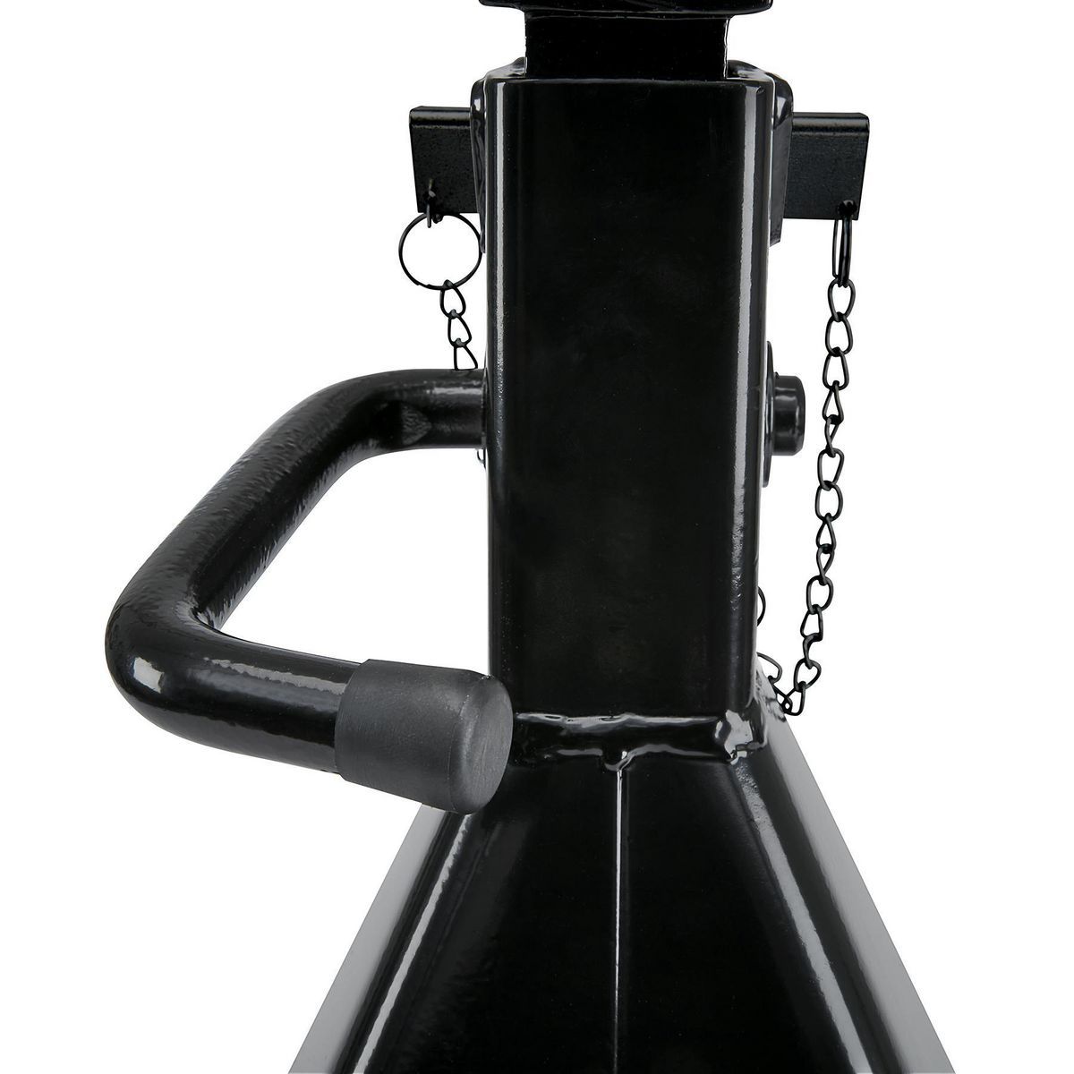 12 Ton Heavy Duty Ratcheting Jack Stands, Black Y224405