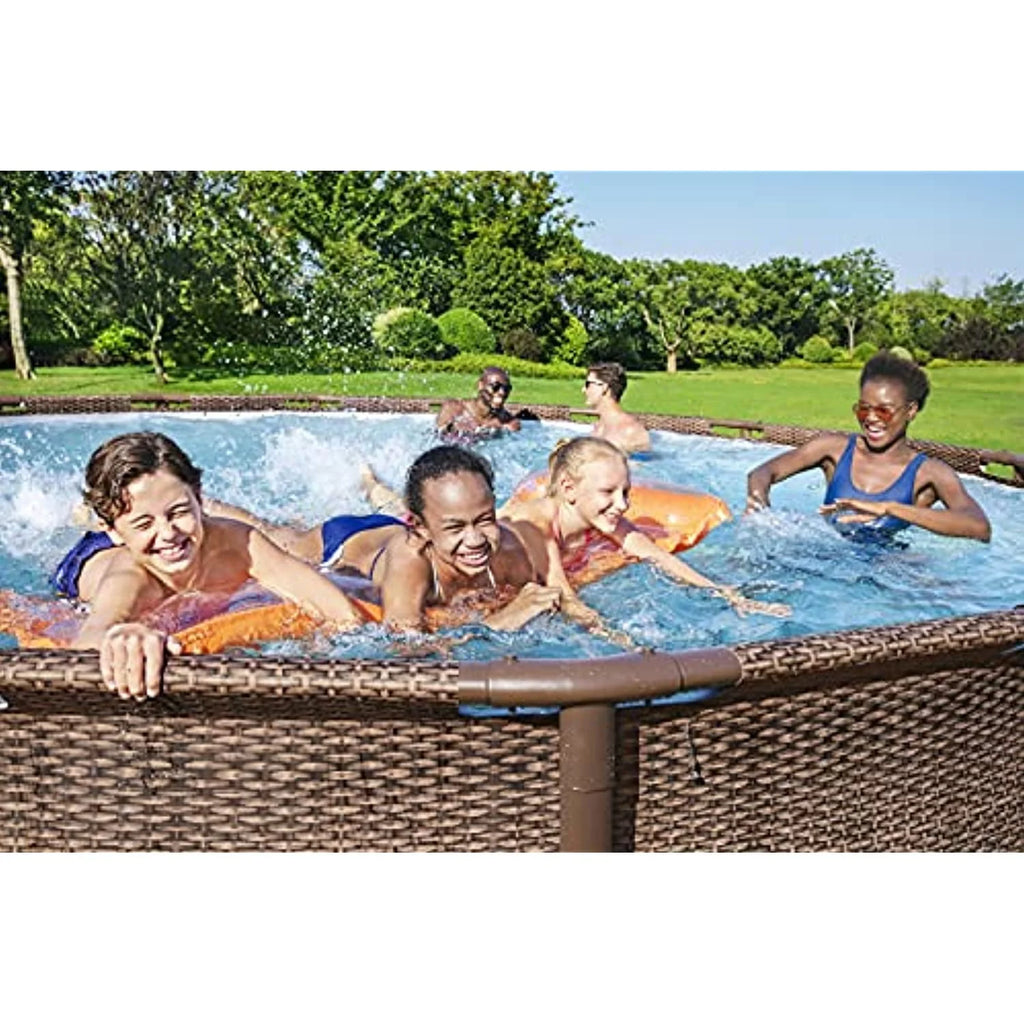 Round Metal Frame Above Ground Pool Set R935