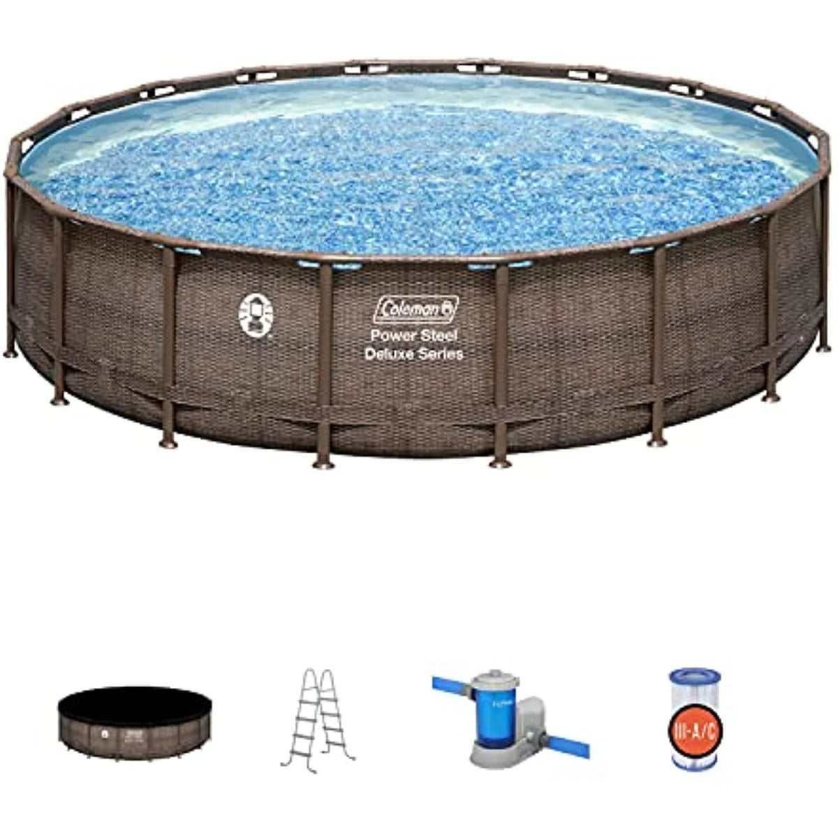 Round Metal Frame Above Ground Pool Set R935