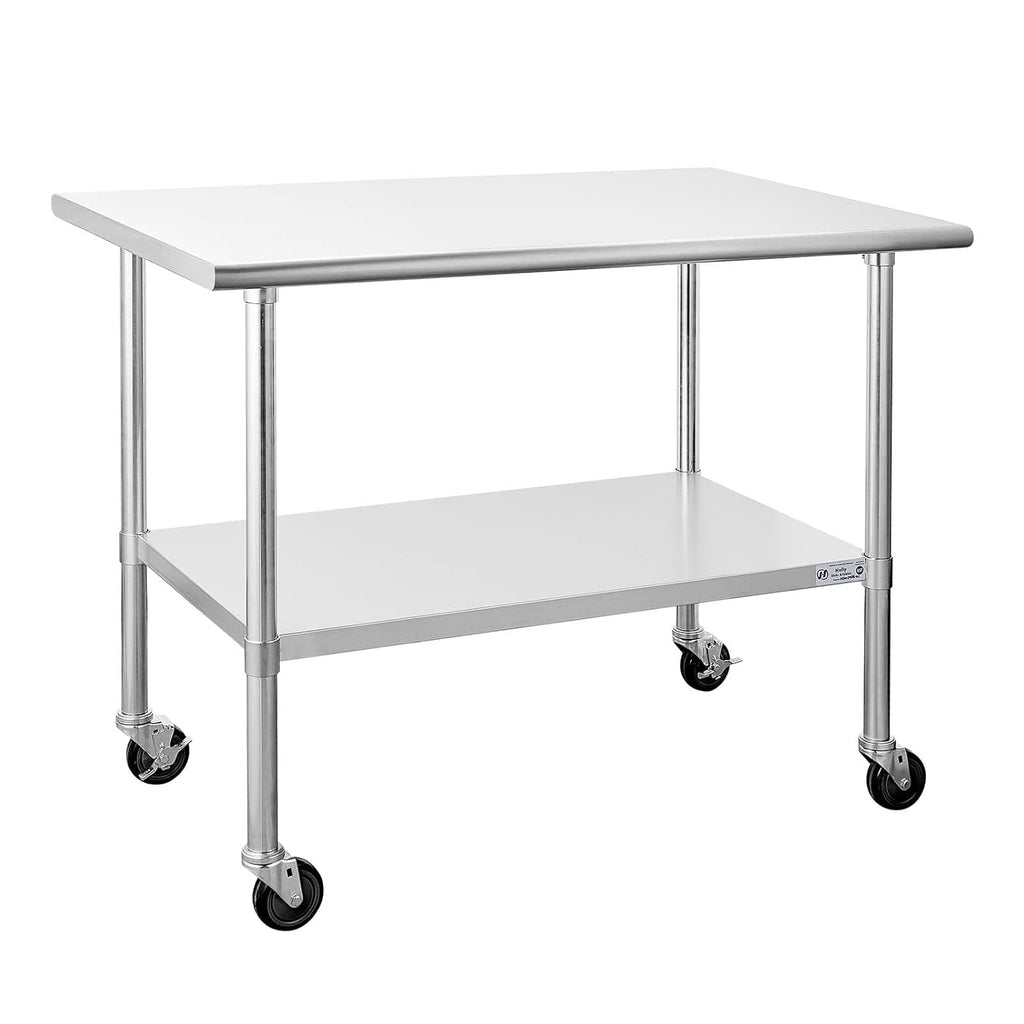 Stainless Steel Table with Caster Wheels Y462382