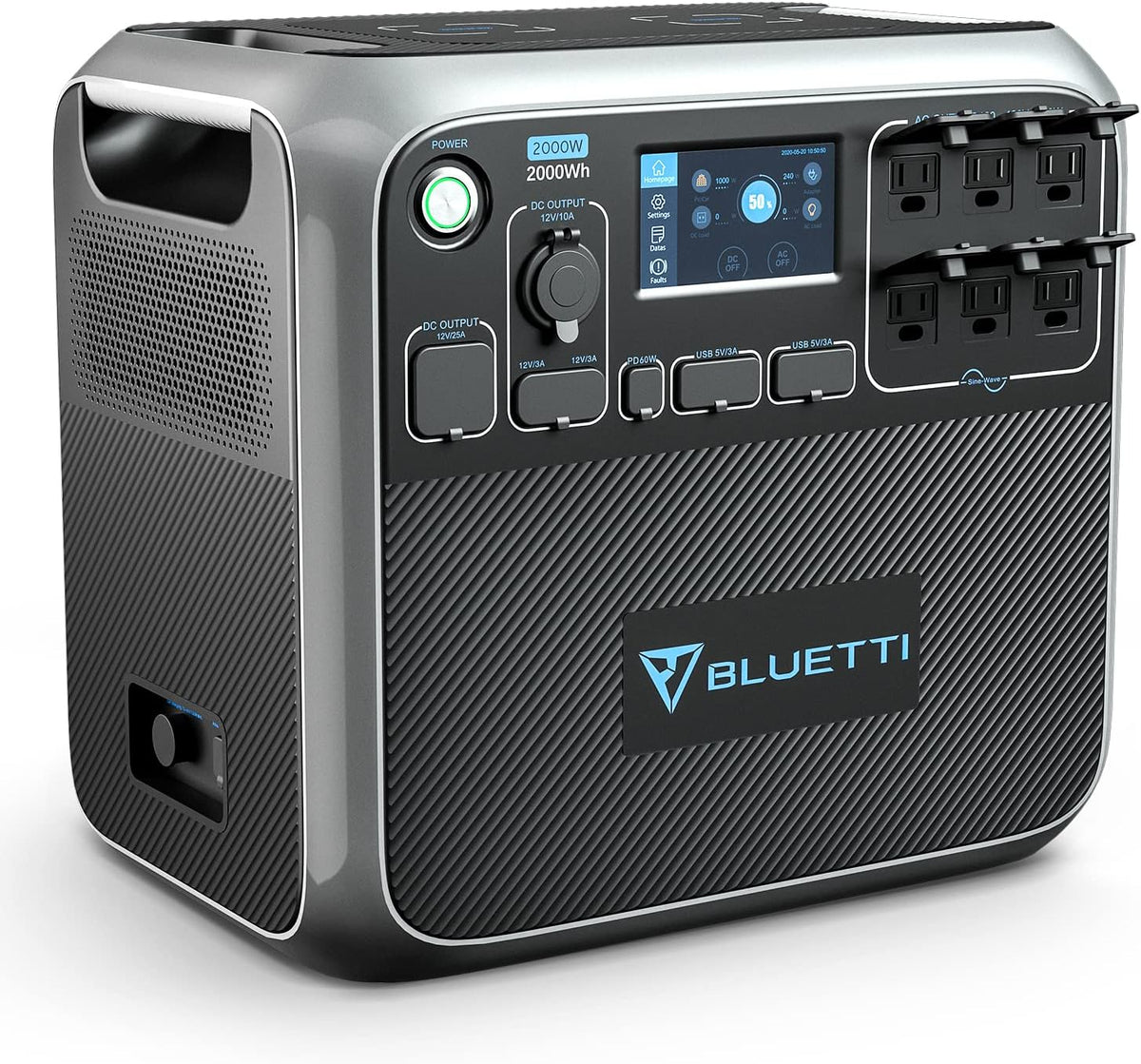 Portable Power Station 2200W 2048Wh Solar Generator O99560