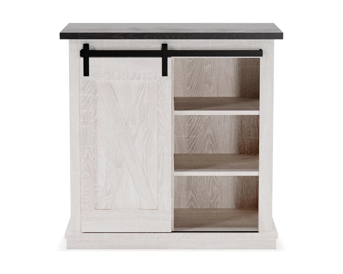 Antique White Accent Cabinet F230517