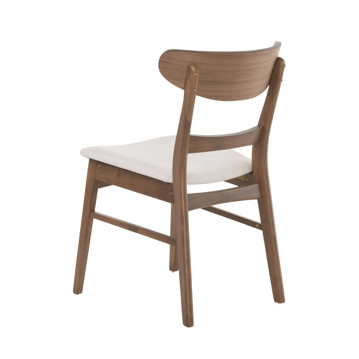 Set of 4 Light Beige Fabric Dining Chairs R482588