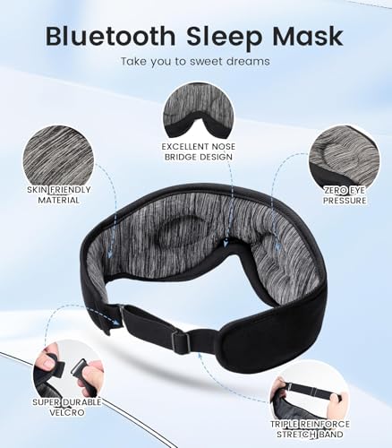Bluetooth Sleep Mask with Headphones K28846