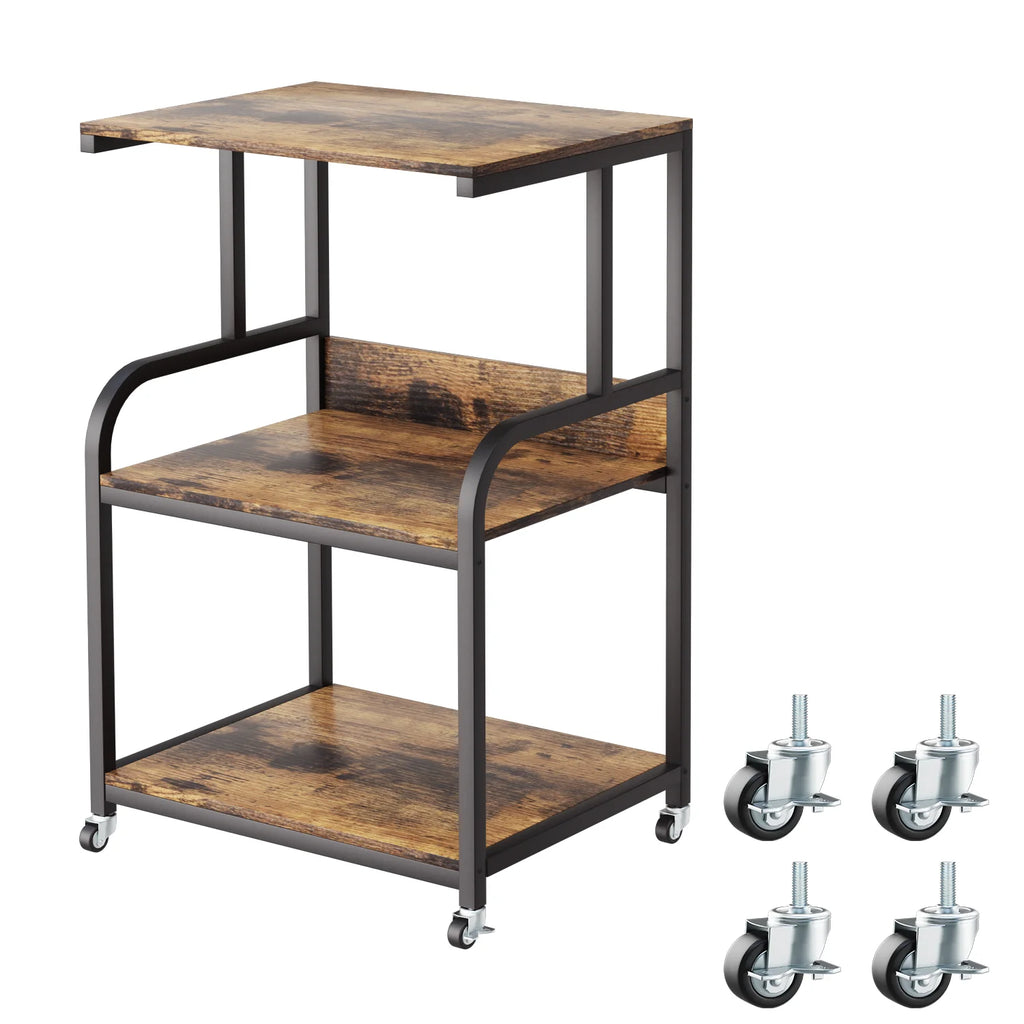 Large 3 Tier Printer Stand with Wheels Z541916