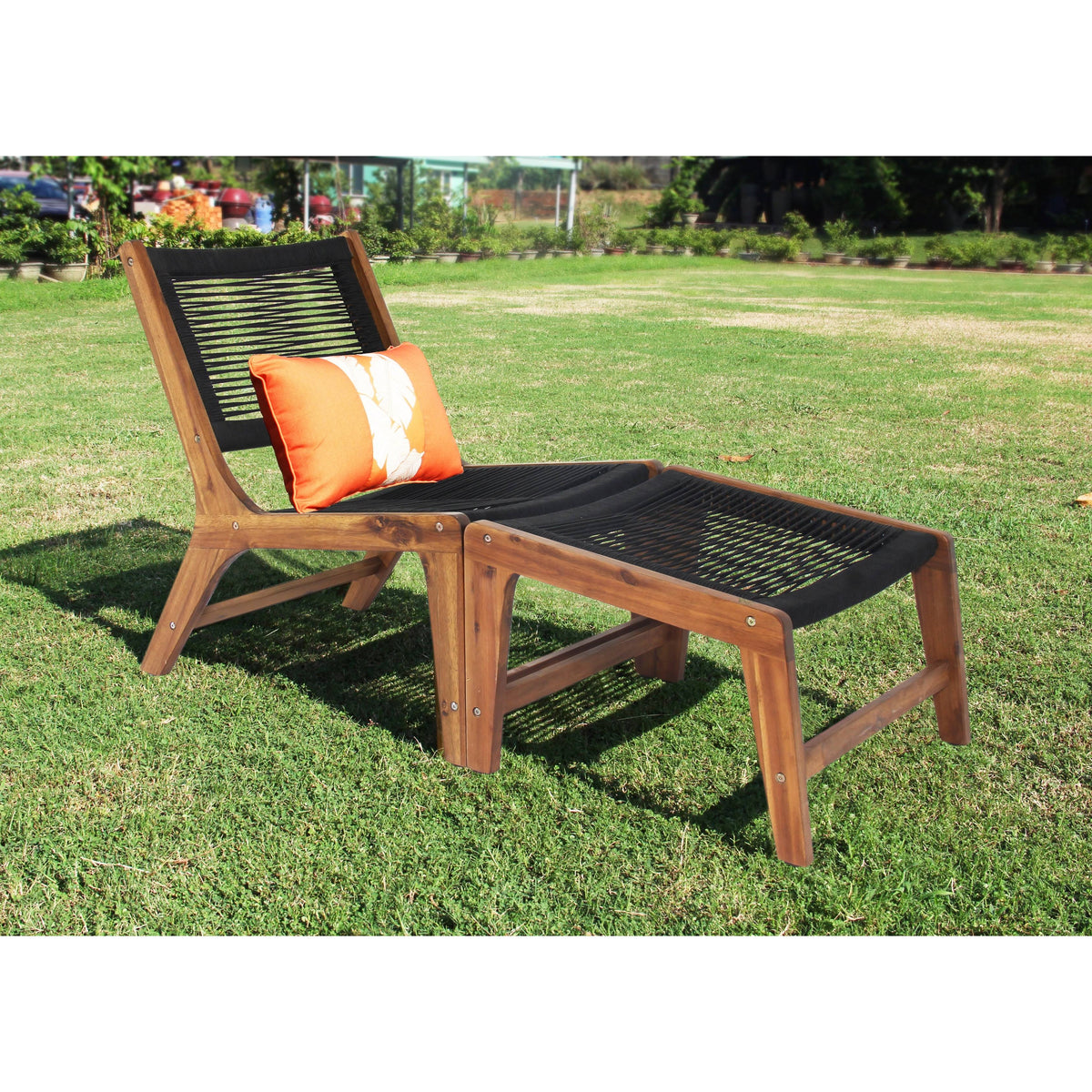 Black Rope Chair Set K77212