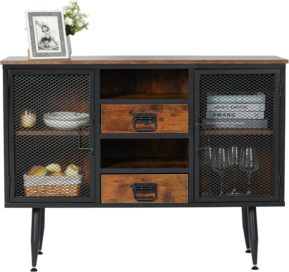 45 Kitchen Sideboard Buffet Cabinet with Double Door Storage S26895