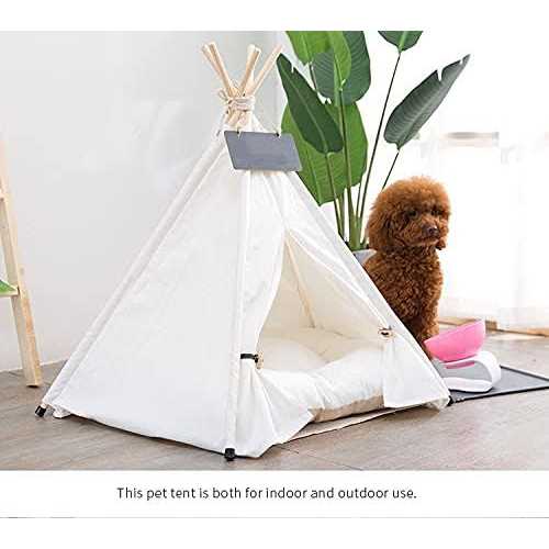 Portable Pet Teepee with Thick Cushion L76607