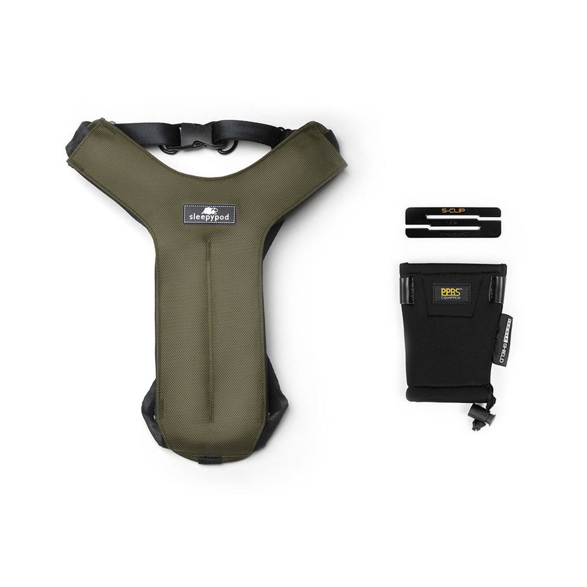 Crash-Tested Dog Car Harness Large Olive F595