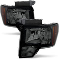 Black Housing Smoked Lens Headlights Pair Set P3626