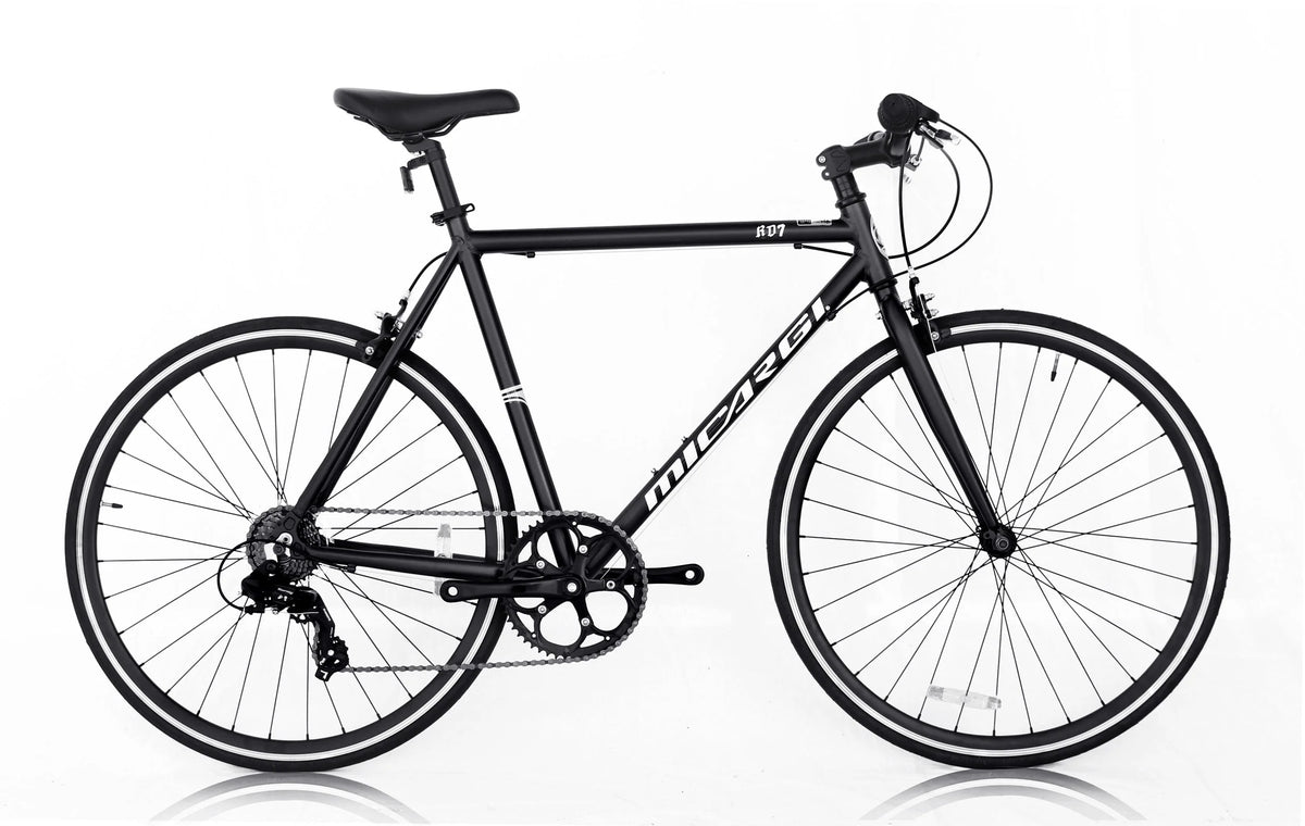 White 53 cm Aluminum 700C Road Bike F70436