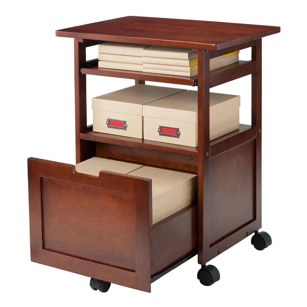 Wood Work Station with Keyboard T464