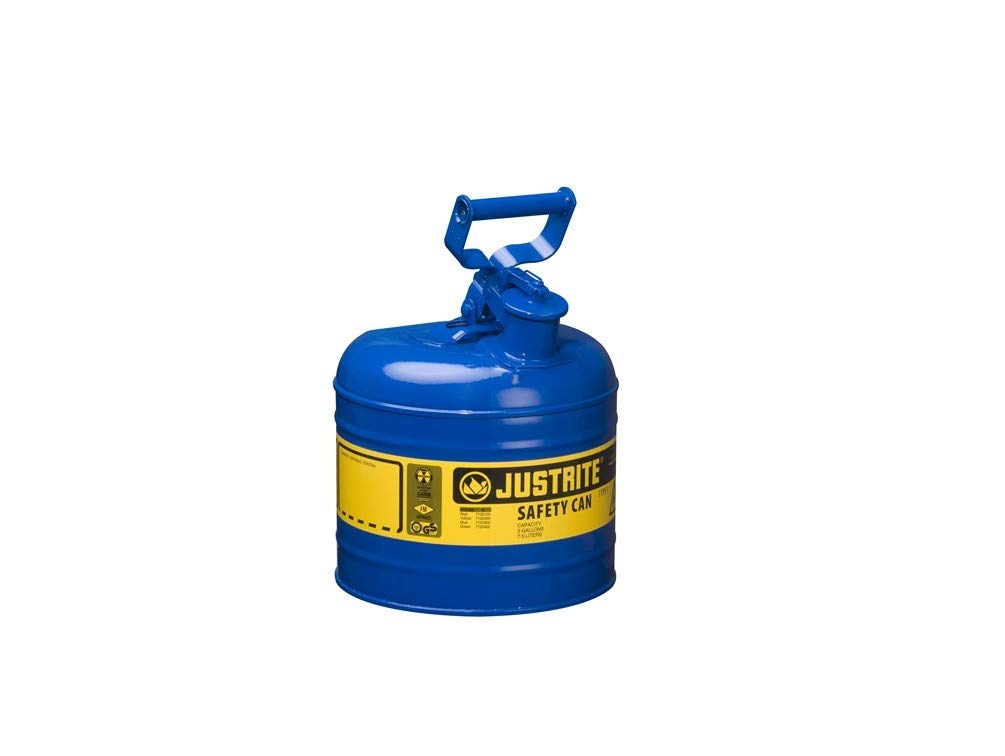 Galvanized Steel Flammables Safety Can 5 Gallon Red U381