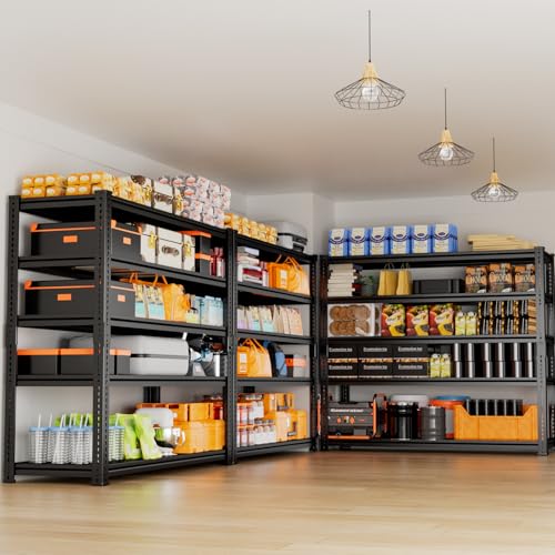5 Tier Heavy Duty Adjustable Metal Garage Shelving K9898