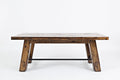Rustic Industrial Acacia Coffee Table With Storage A99292