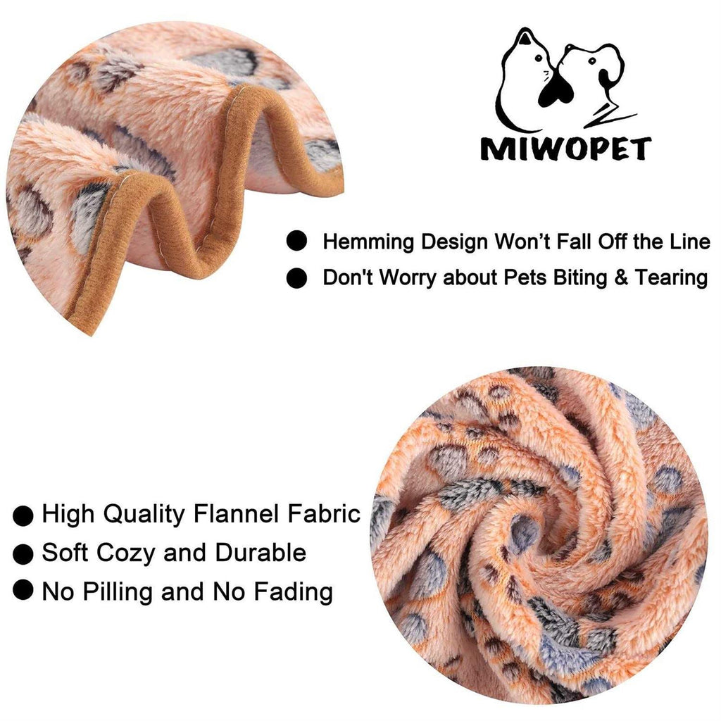 3 Pack Soft Warm Fleece Flannel Cat and Dog Blanket N1261