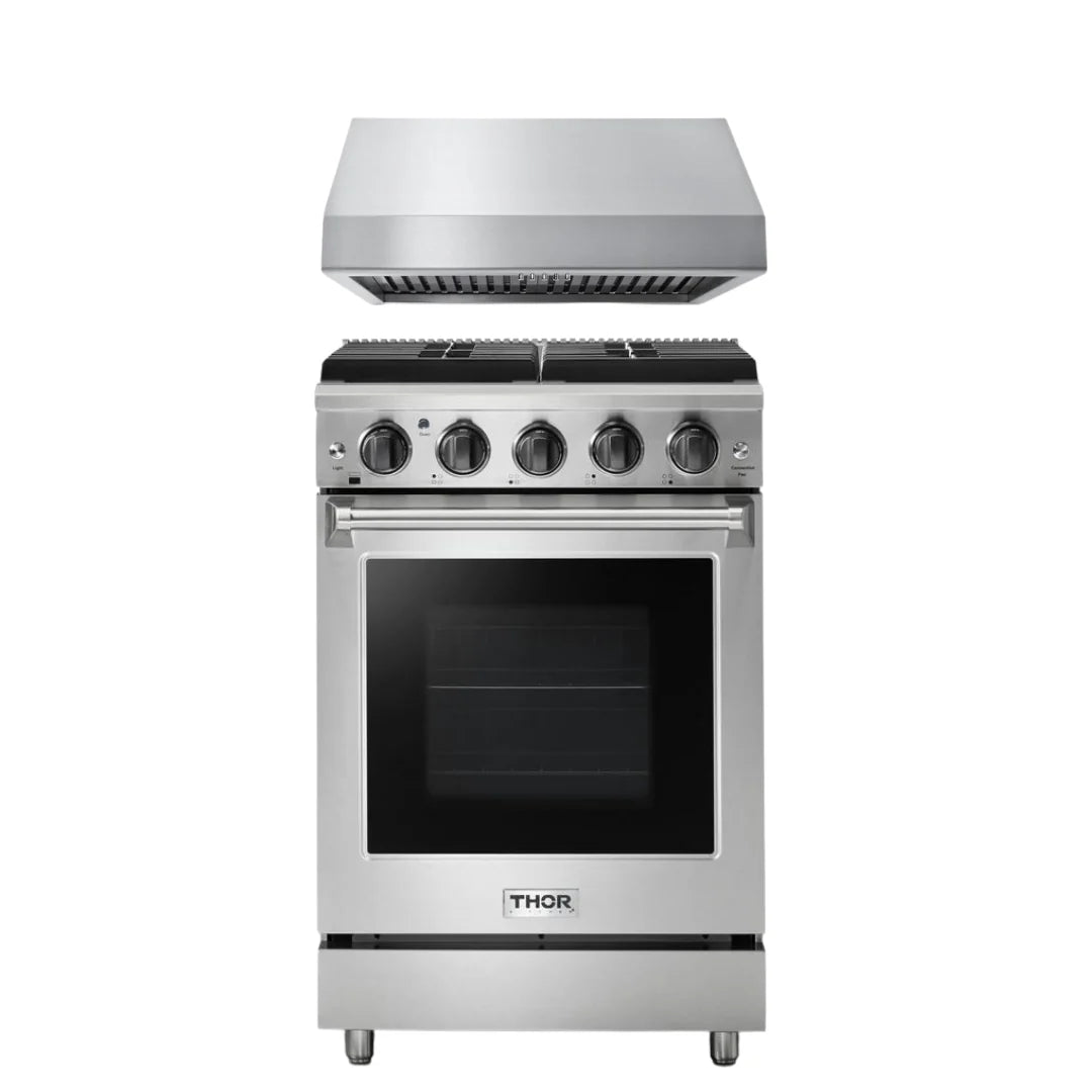 24 Gas Range and Range Hood F842402