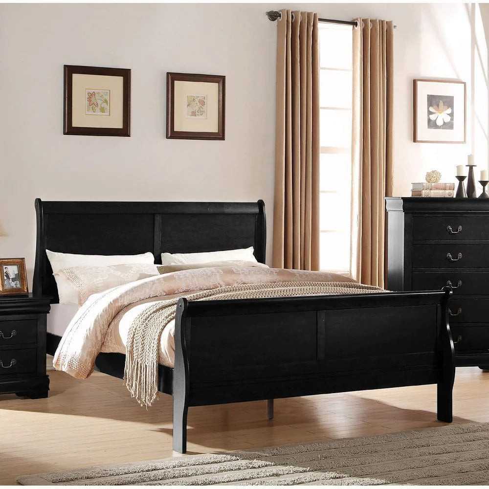 Black Eastern King Bed K4424
