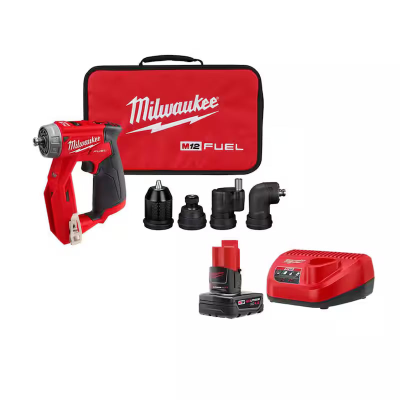 12V Lithium-Ion 3/8 in. Drill Driver with 4.0 Ah Starter Kit B42050