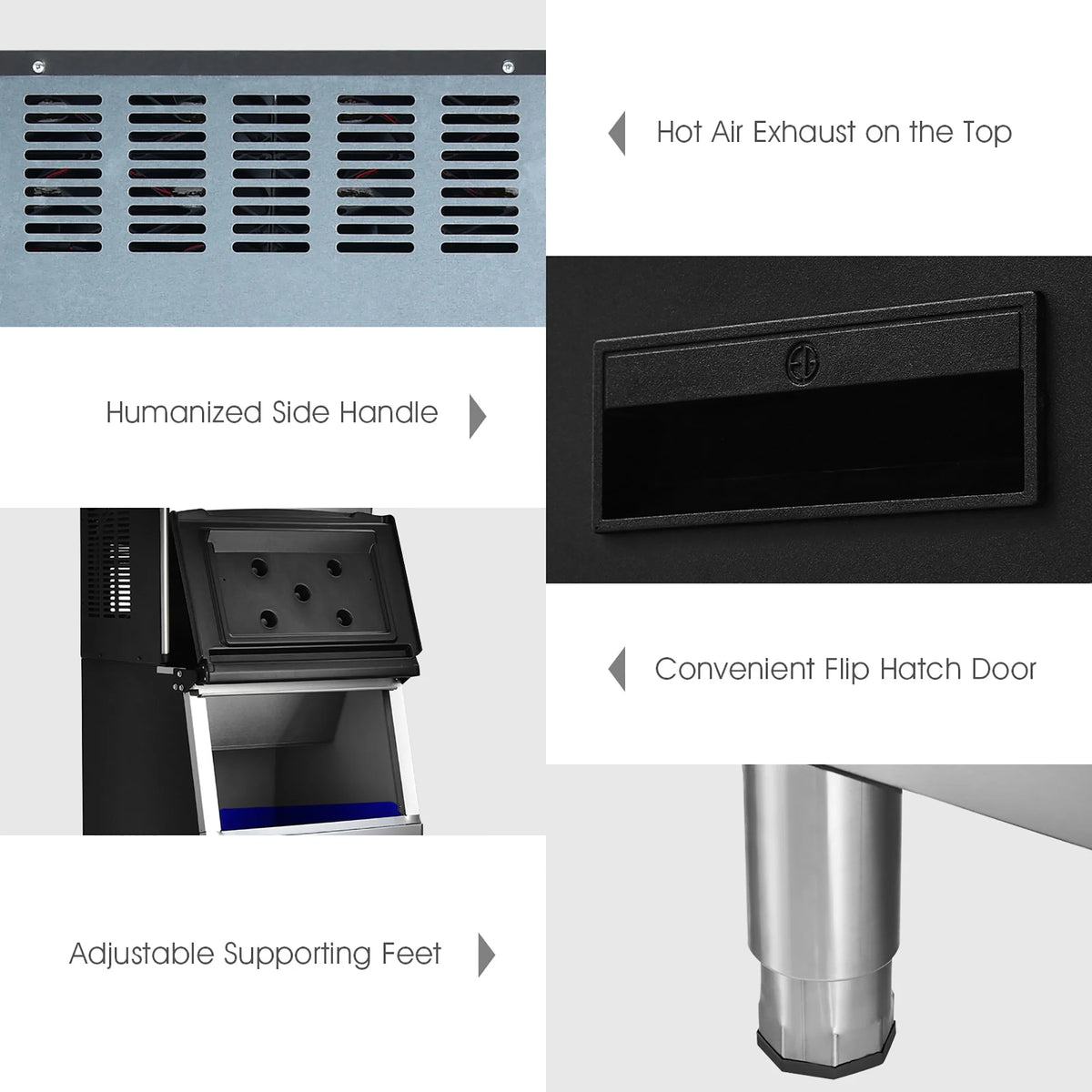 Commercial Ice Maker with Storage Bin O395