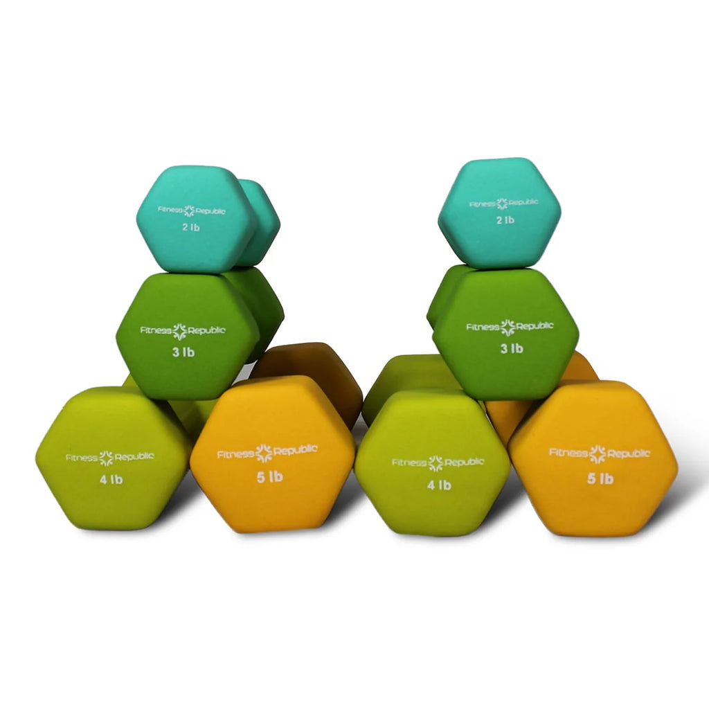 Neoprene Dumbbell Pairs Combo T534