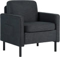 Dark Gray Upholstered Accent Chair E89599