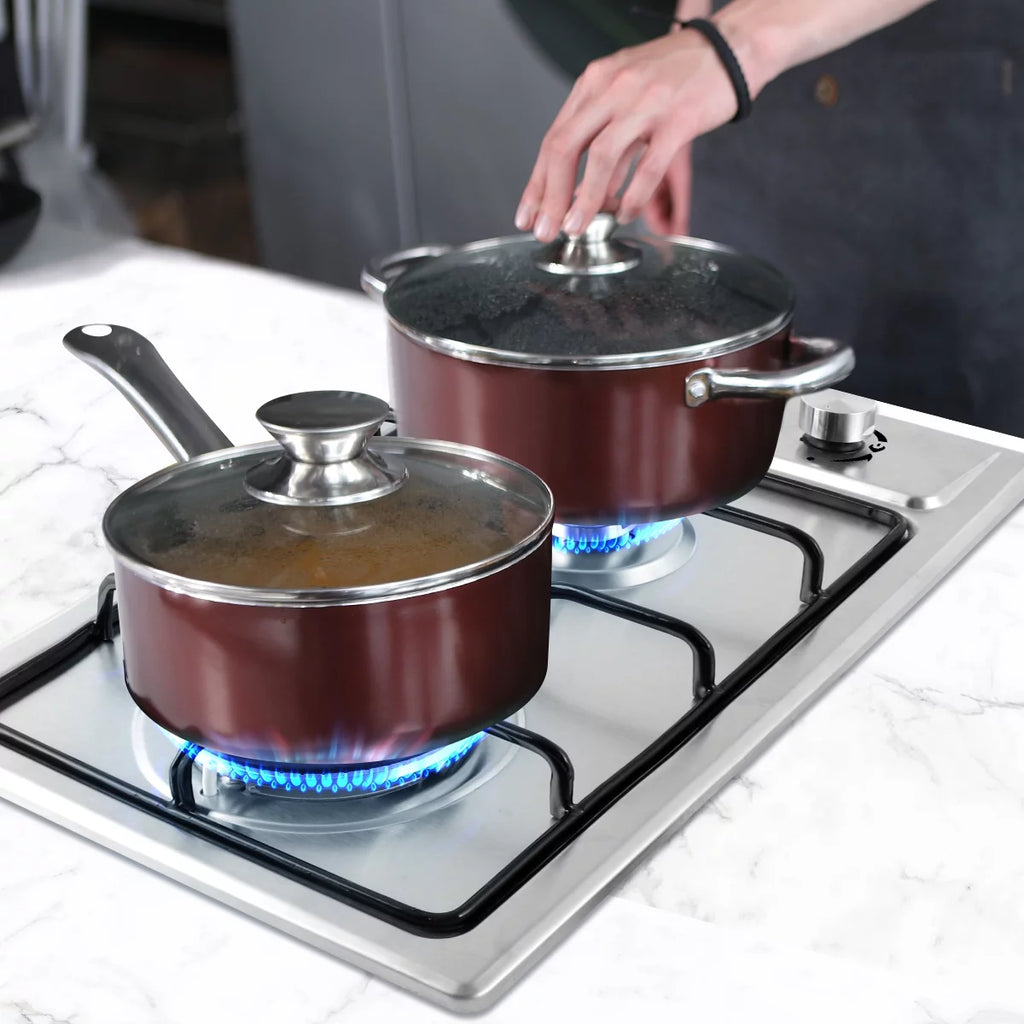 2 Burner Stainless Steel Gas Cooktop U712