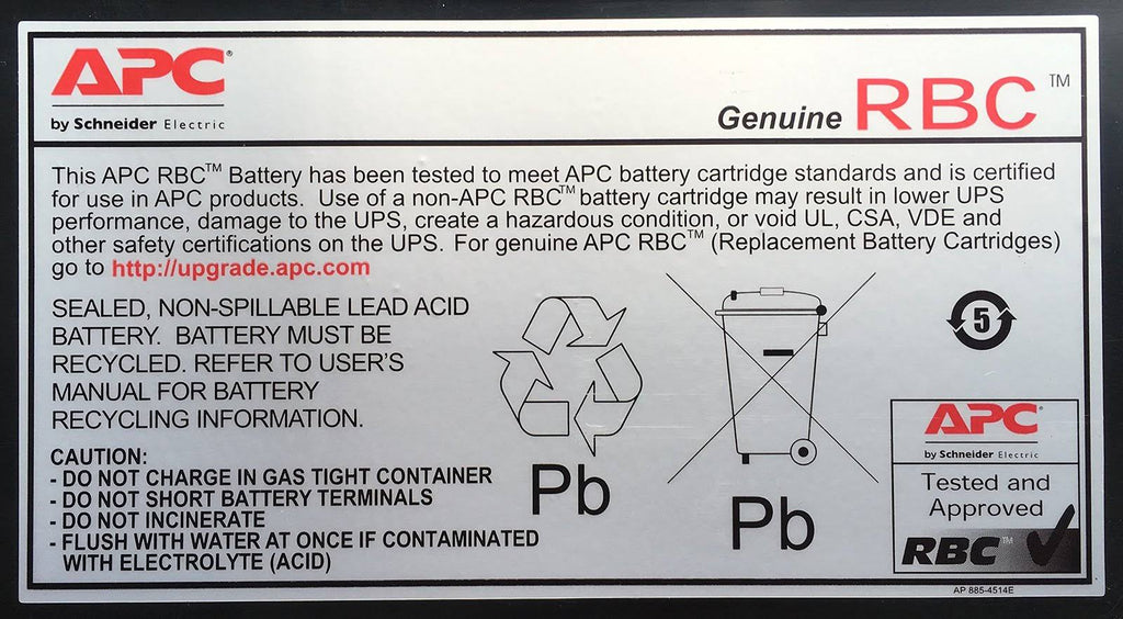 UPS Replacement Battery Cartridge E176704