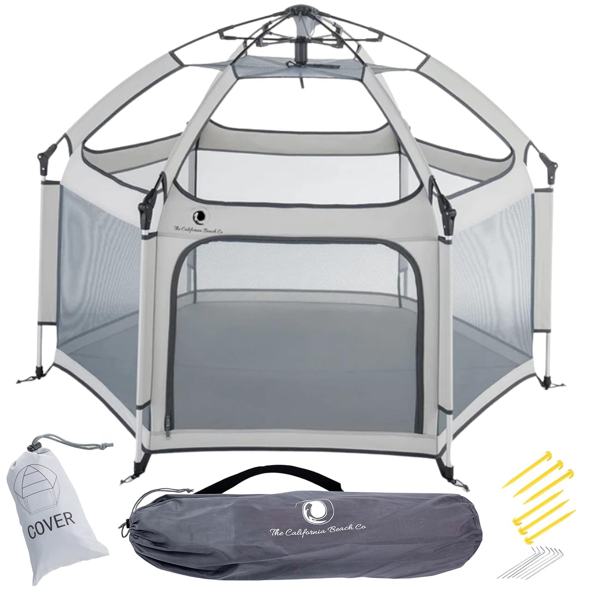 Portable Folding Playpen with Sun Shade Cover A5067