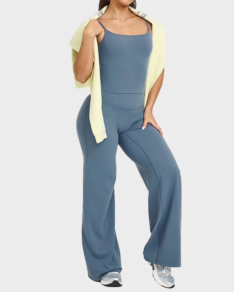 High-Waisted Wide-Leg Yoga Pants G373