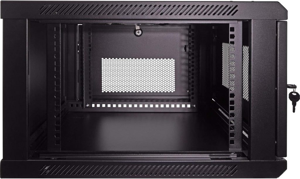 6U 19-Inch Server Network Rack Wallmount Cabinet Black C363946