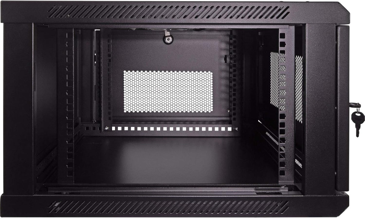6U 19-Inch Server Network Rack Wallmount Cabinet Black C363946