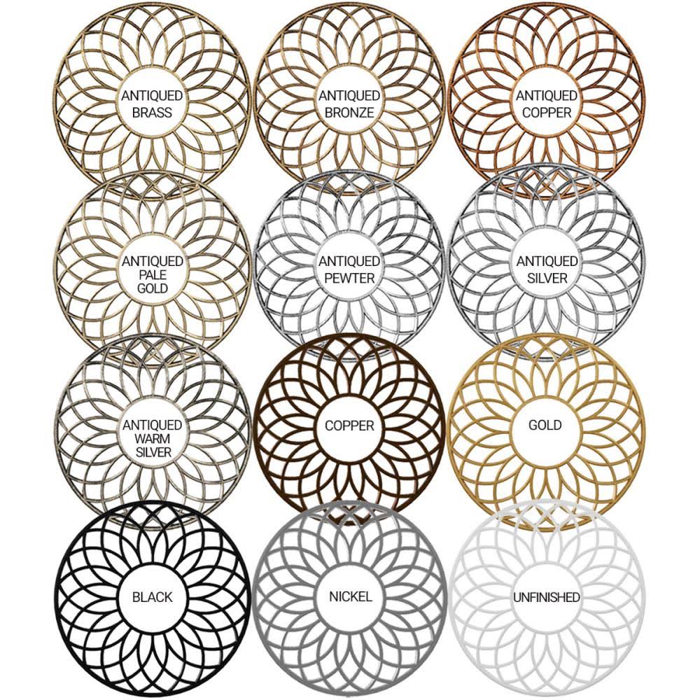 PVC Pierced Ceiling Medallion V808326