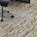 Hard Floor Rectangular Polycarbonate Chairmat P2001