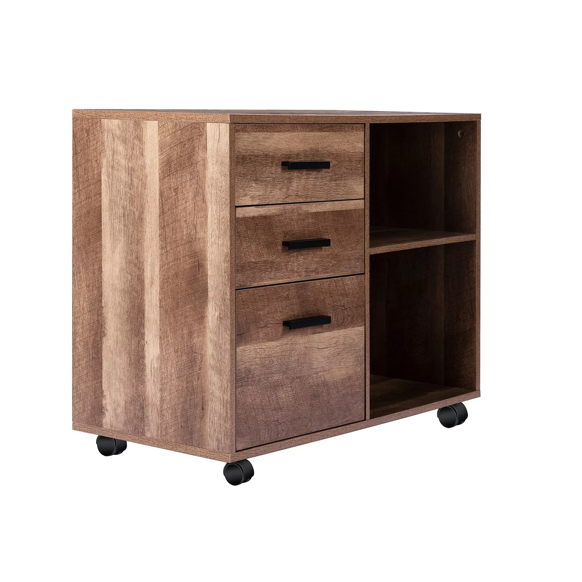 White 5 Drawer Storage Cabinet with Shelf C975327