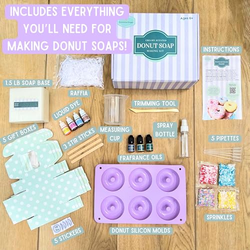 DIY Donut Soap Making Craft Kit A380