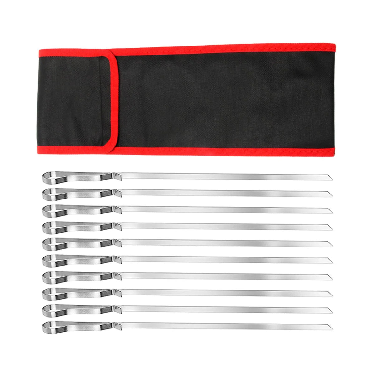 10 Piece Barbecue Skewers with Cloth Bag S725