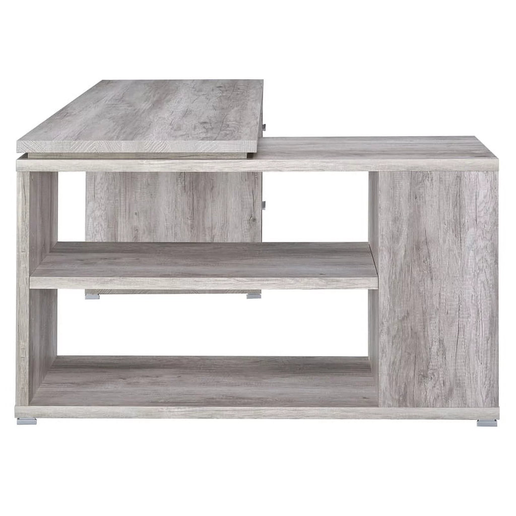 2 Piece L-Shaped Desk and Adjustable Office Chair I294681