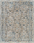 Gray Black 9' x 12'2" Area Rug Y623
