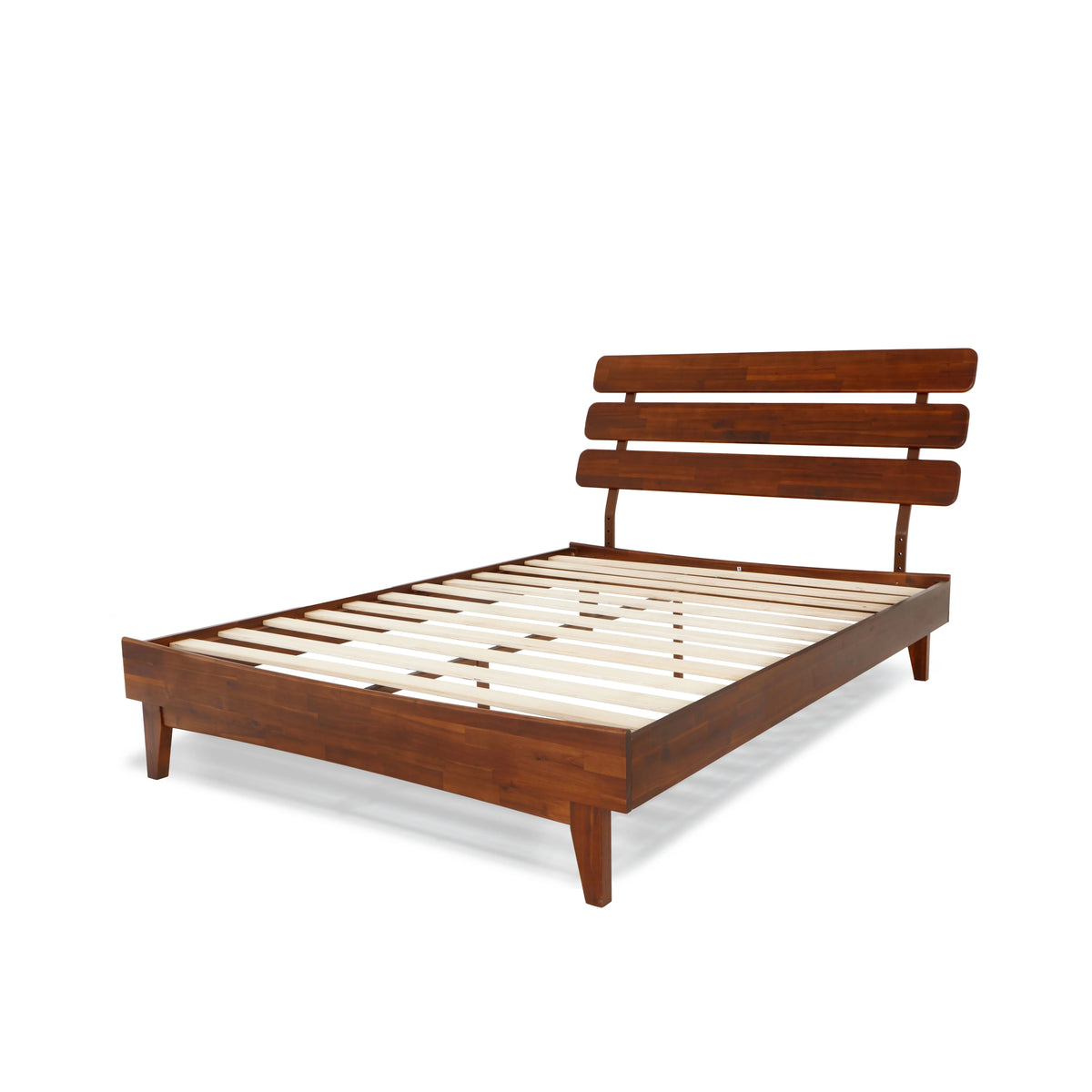 Queen Bed Frame with Adjustable Headboard S608