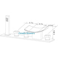 Deck Mounted LED Bathroom Sink Faucet Y3459